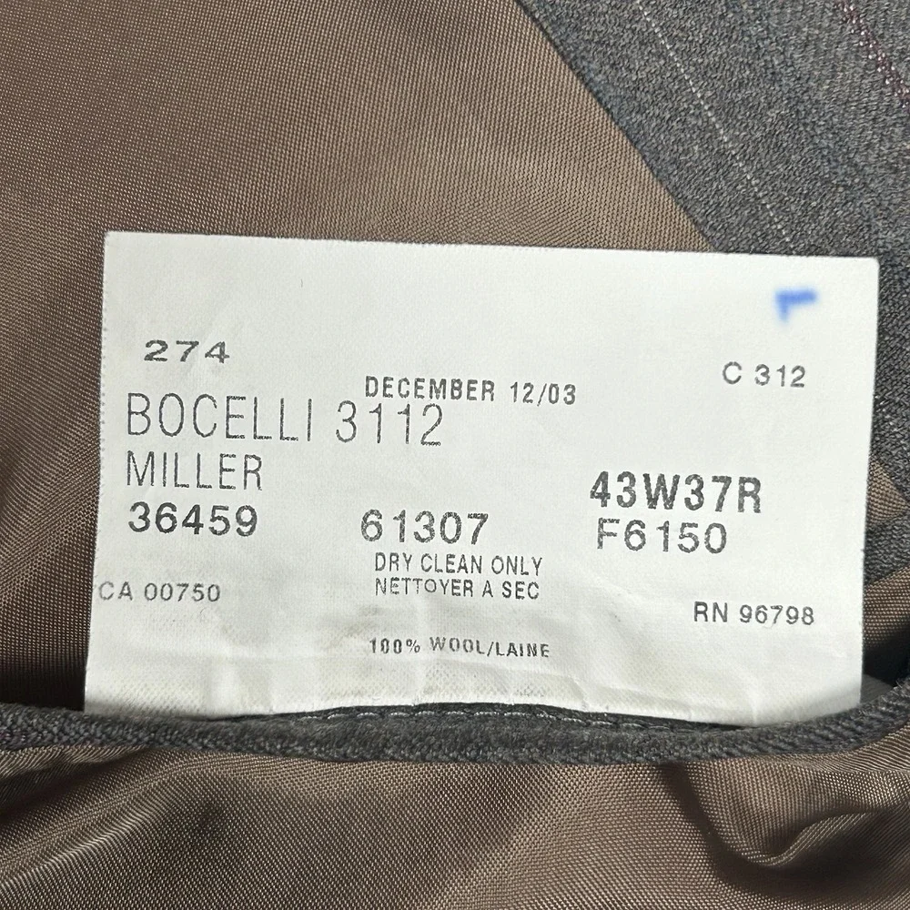 Coppley Bespoke 43R Ermenegildo Zegna Trofeo Wool Blazer Sport Coat Suit‎ Jacket